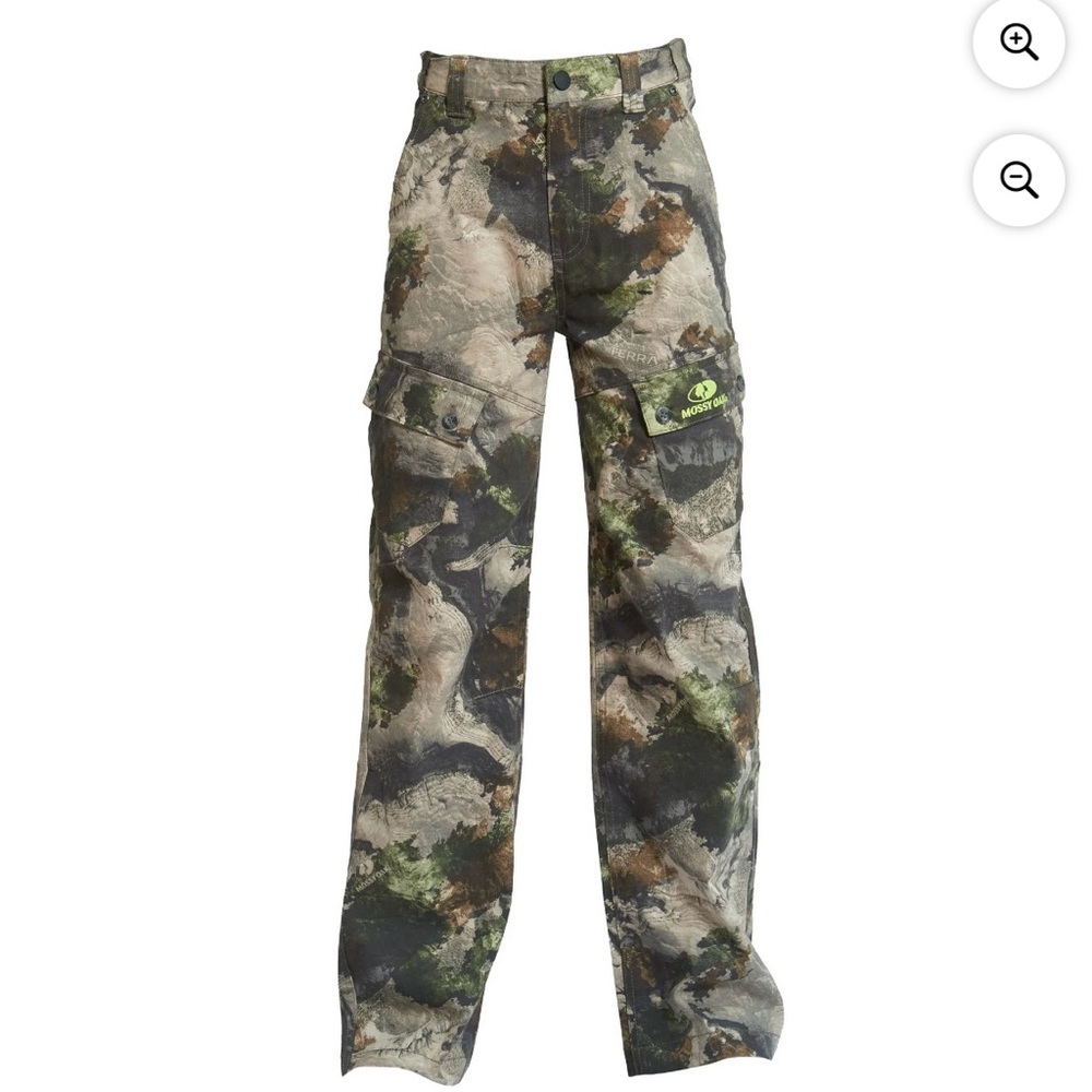 Mossy Oak Youth 6-Pocket Hunting Cargo Pants, Mossy Oak Terra Gila, XL